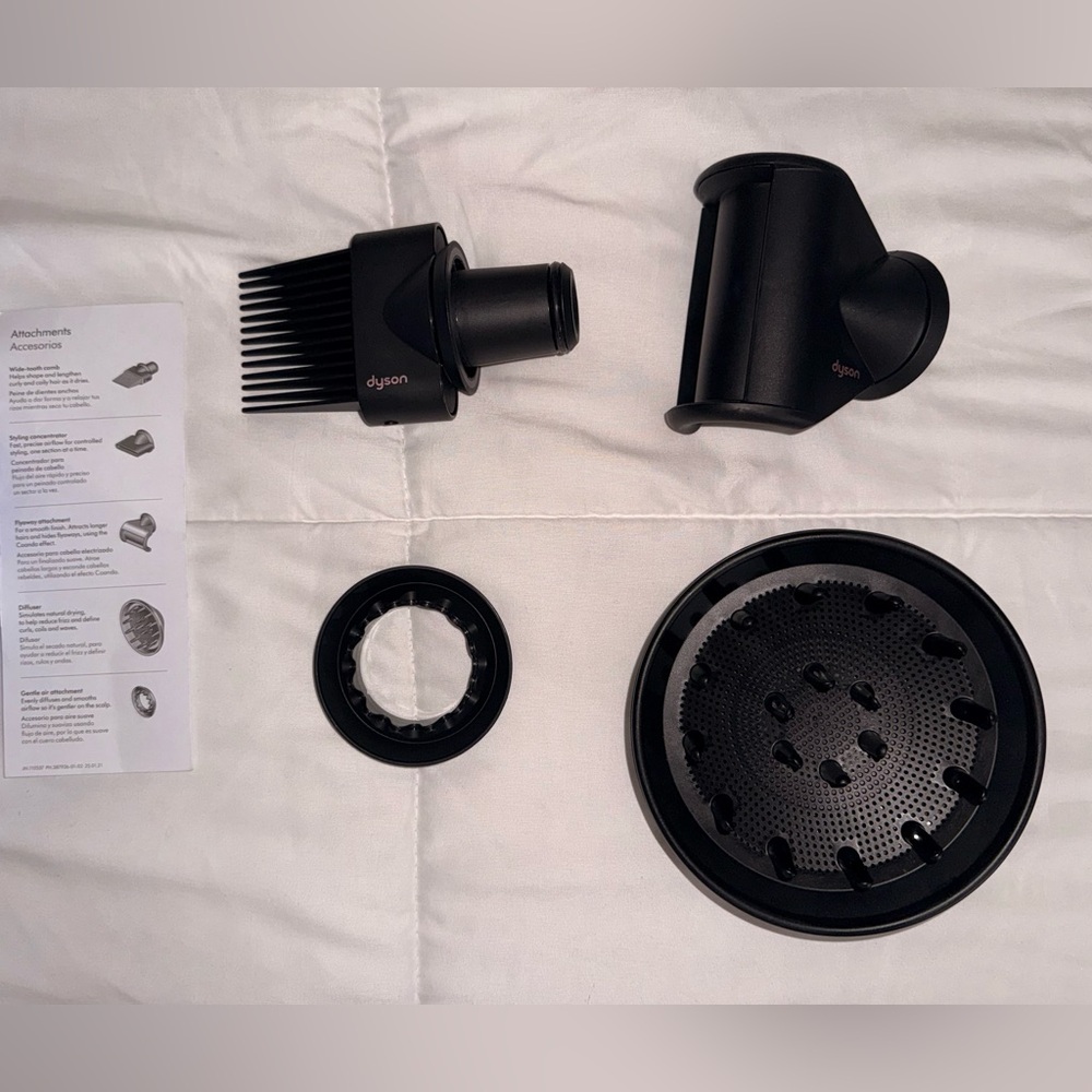⚫🩷Dyson Supersonic Attachments - Black & Pink Blush - Picture 2 of 6